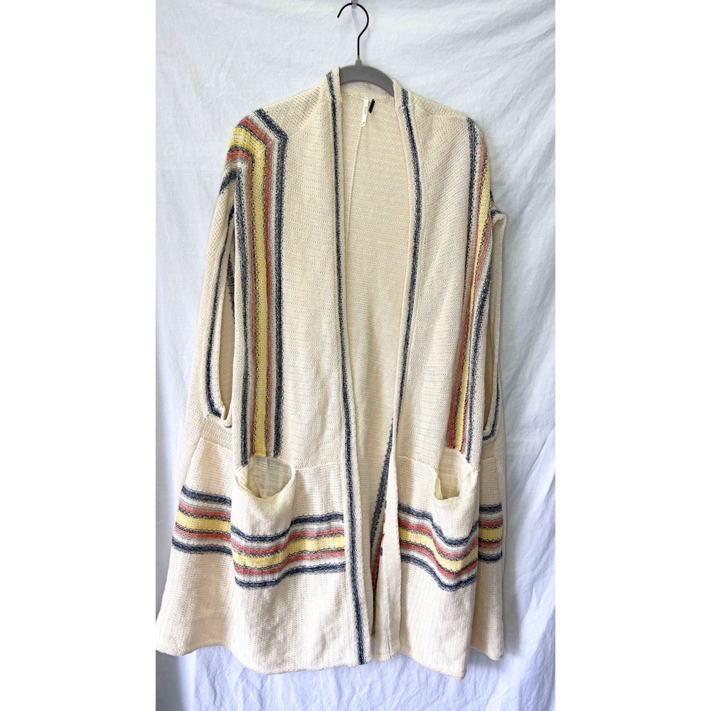 FREE PEOPLE  |  Long Sleeveless Duster Cardigan